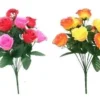 BOUQUET DE BOUTONS DE ROSE ET GYPSO H.40CM