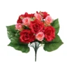 BOUQUET DE ROSES ET BOUTONS DE ROSES H.40CM