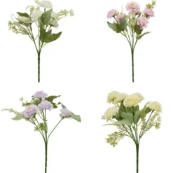 BOUQUET OEILLET PHOEBE H.35CM