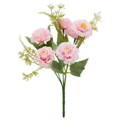 BOUQUET OEILLET PHOEBE H.35CM