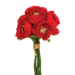 BOUQUET 6 RENONCULES H.25CM