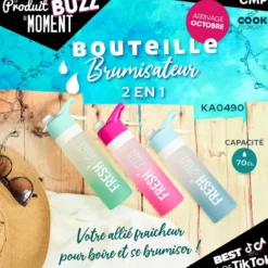 BOUTEILLE BRUMISATEUR 2 EN 1