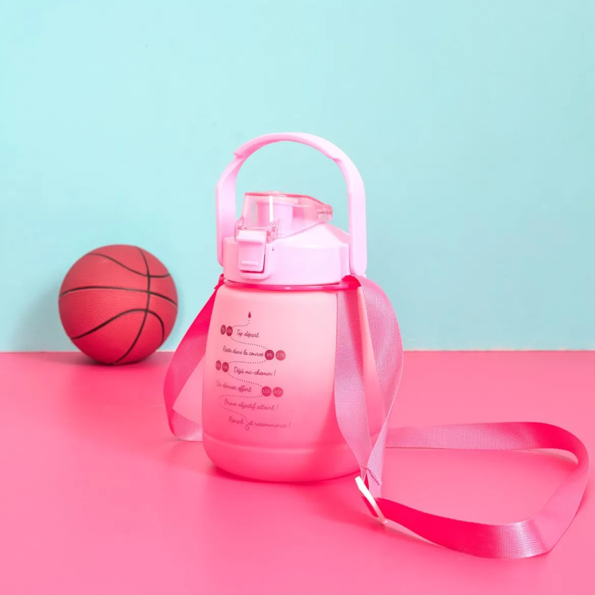 BOUTEILLE MOTIVATION COMPACTE 1.2L AVEC SANGLE