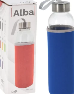 BOUTEILLE VERRE ET SILICONE 50CL