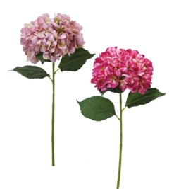 BRANCHE HORTENSIA H80CM ROSE