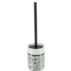 BROSSE DOLOMITE TIGE INOX NOIR IMPRIME ECRIN VERT