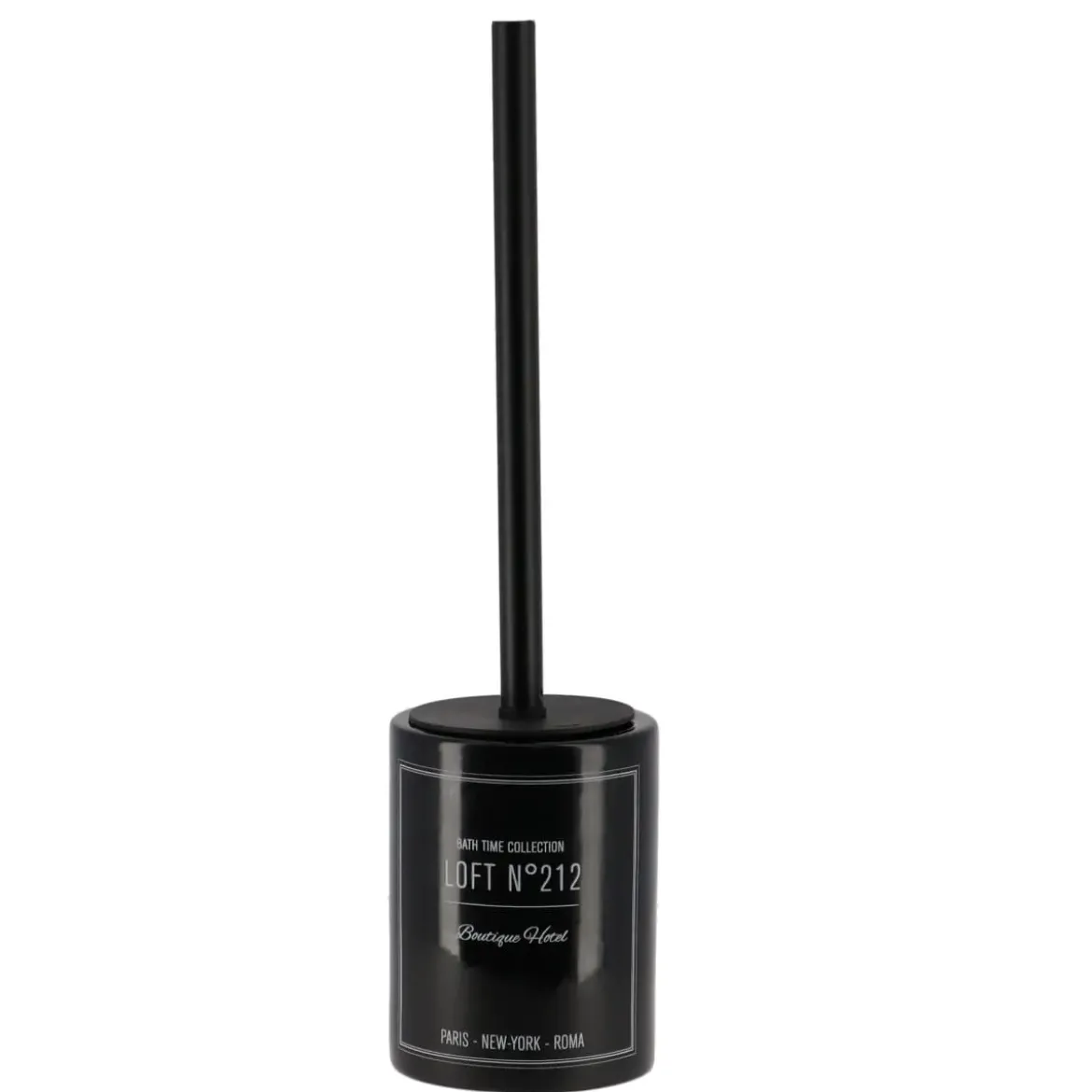 BROSSE DOLOMITE TIGE INOX IMPRIME NEO RETRO NOIR