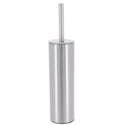 BROSSE WC ACIER INOXYDABLE CHROME