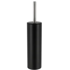 BROSSE WC ACIER INOXYDABLE NOIR