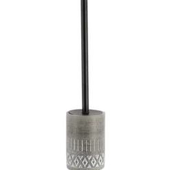 BROSSE WC CIMENT GRIS