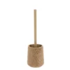 BROSSE WC EN POLYRESINE EFFET BOIS NATUREL
