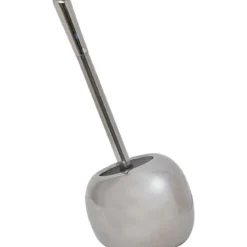 BROSSE WC GRES FORME GALET CHROME