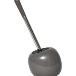 BROSSE WC GRES FORME GALET TAUPE