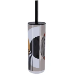 BROSSE WC IMPRIMEE AVEC COUVERCLE TRENDY