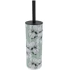 BROSSE WC IMPRIMEE COUVERCLE ECRIN VERT