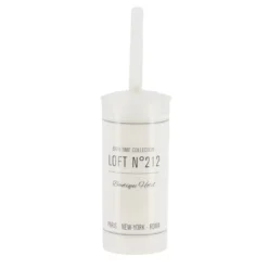 BROSSE WC IMPRIMEE NEO RETRO BLANC