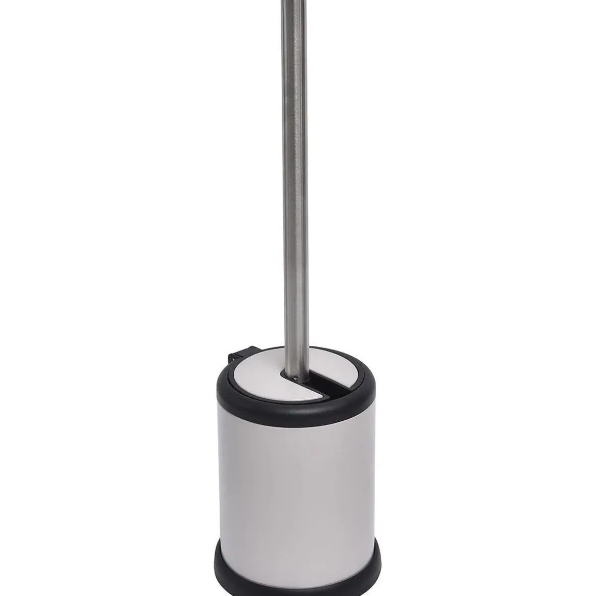 BROSSE WC METAL COUVERCLE RABATTABLE TAUPE MAT
