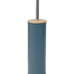 BROSSE WC METAL COUVERCLE BAMBOU VERT IMPERIAL