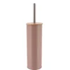 BROSSE WC METAL COUVERCLE BAMBOU CAPUCCINO