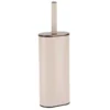 BROSSE WC METAL OVALE SILICONE PLAT ACACIA BEIGE