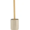 BROSSE WC POLYRESINE BEIGE BAMBOU
