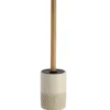 BROSSE WC POLYRESINE GRAVE NATUREL ACACIA