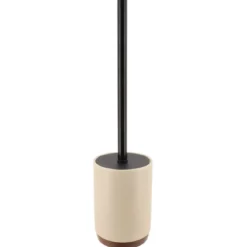 BROSSE WC POLYRESINE NATUREL ACACIA