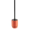 BROSSE WC POLYRESINE RONDE TERRE DE SIENNE NOIR