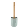 BROSSE WC POLYRESINE VERT EUCALYPTUS BAMBOU