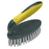 BROSSE A LAVER BICOLORE POIGNEE ANTI GLISSE GRIS CURRY