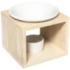 BRULE PARFUM CERAMIQUE BAMBOU D.11.5X11.5CM