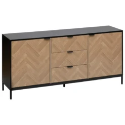 BUFFET CHEVRONS D.160X40X75CM