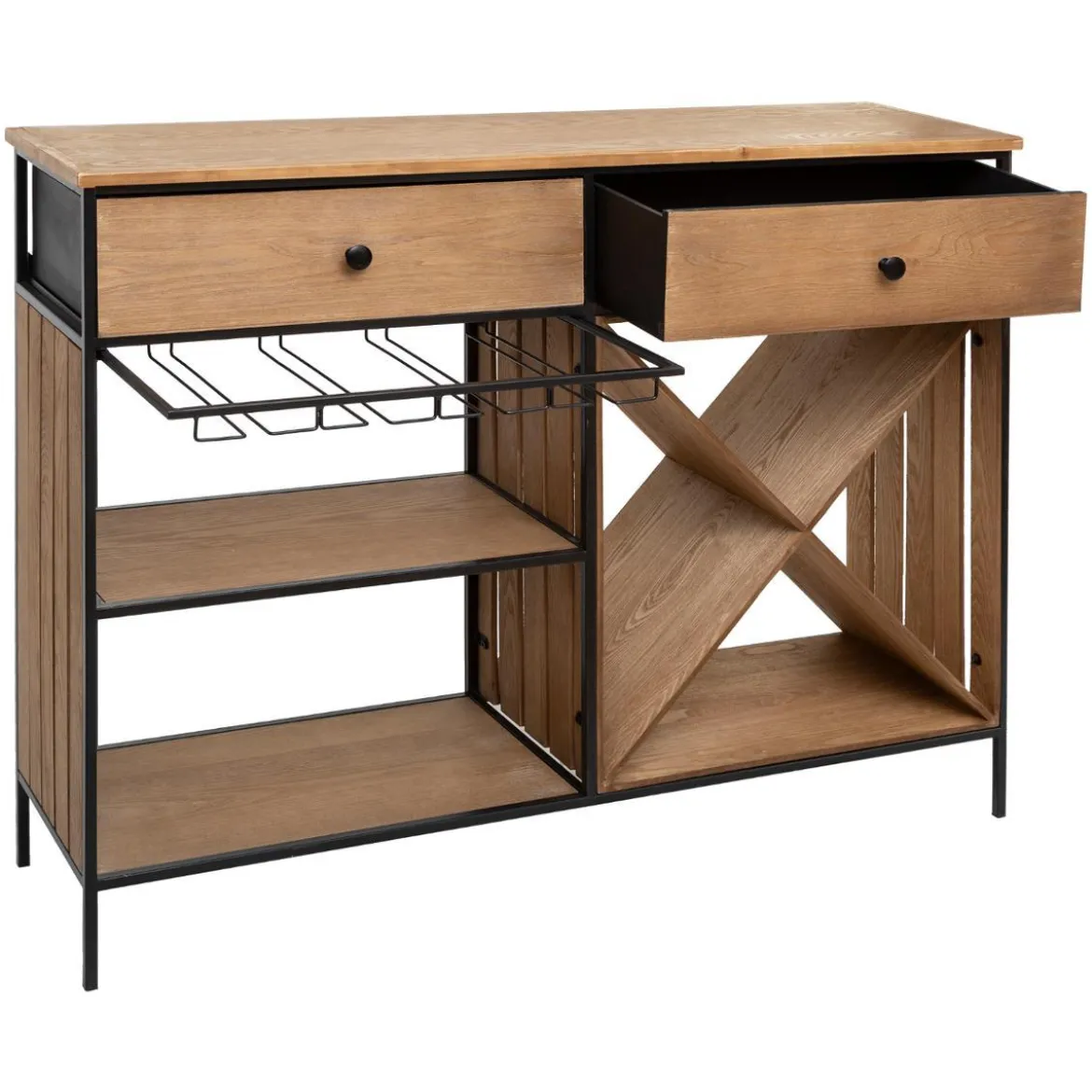 BUFFET PORTE BOUTEILLE BAKOS D.118X32X94CM