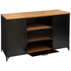 BUFFET 2 PORTES 2 TIROIRS CIERNA D.140X45X85CM