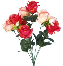 BUISSON ROSES H.45CM