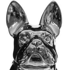 BULLDOG ARGENT H.22CM