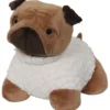 BUTEE PORTE FORME BOULEDOGUE MARRON