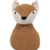 BUTEE PORTE FORME RENARD MARRON