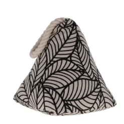 BUTEE PORTE PYRAMIDE IMPRIMEE JUNGLE NOIR