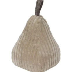 BUTEE PORTE PYRAMIDE VELOURS COTELE BEIGE