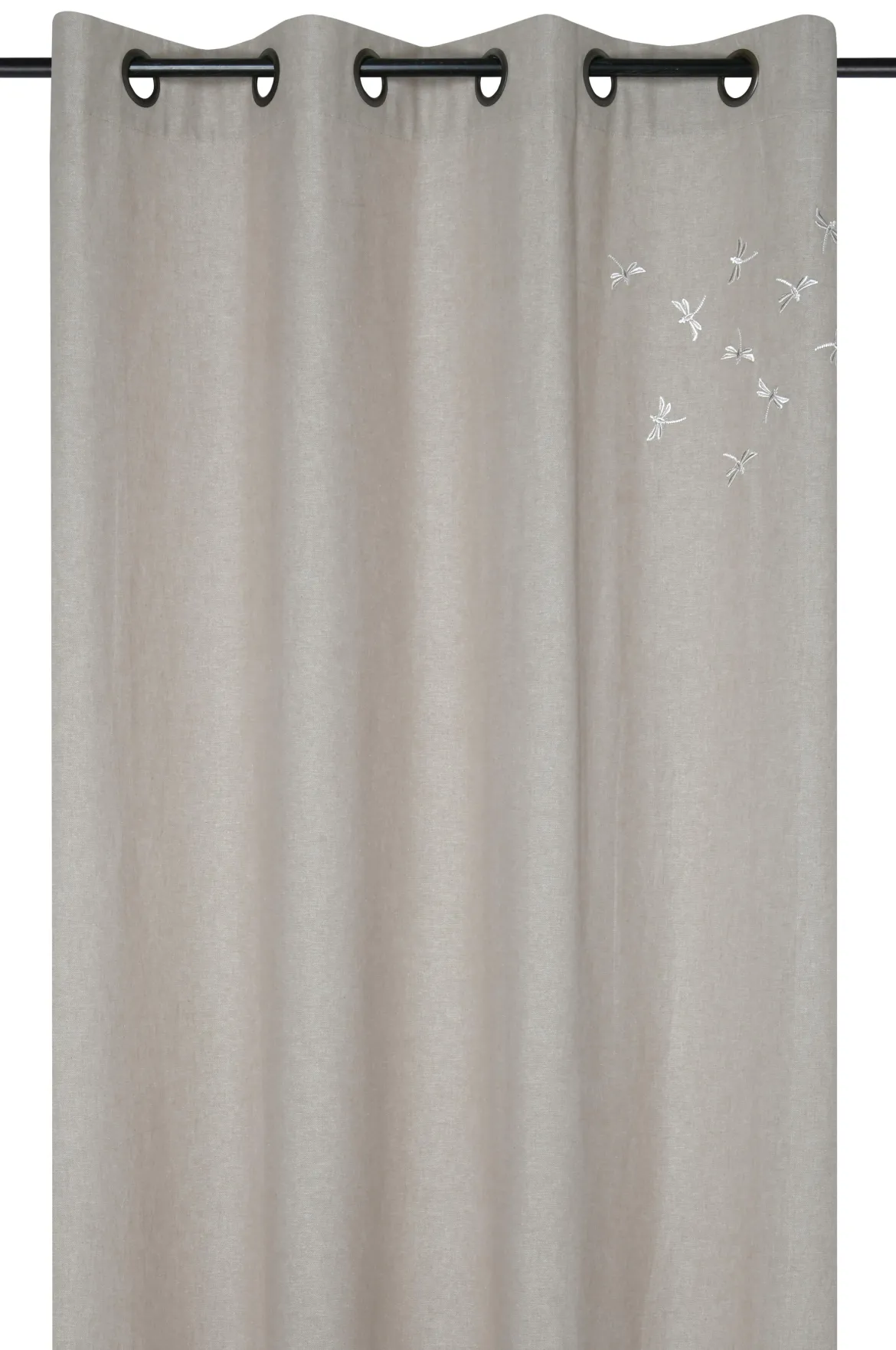 BUTINE RIDEAU 140X260CM OEIL NATUREL