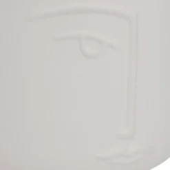 CACHE POT CERAMIQUE VISAGE PAM H.17CM