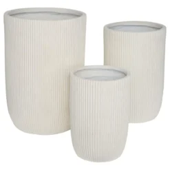CACHE POT MAGNESIE ELENE BLANC TAILLE M