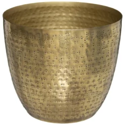 CACHEPOT METAL OASIS D.18CM
