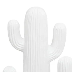 CACTUS DECO EXTERIEUR RODRIGO BLANC H.38CM