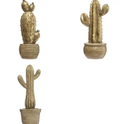 CACTUS RESINE CORALINE H.30CM