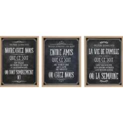 CADRE DECO BISTROT 24.5X31.5CM