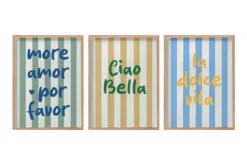 CADRE MESSAGE CLUB SOLEIL 30X40CM