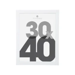 CADRE PHOTO BLANC LISE 30X40CM