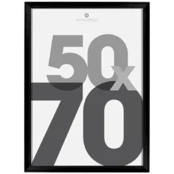 CADRE PHOTO NOIR LISE 50X70CM